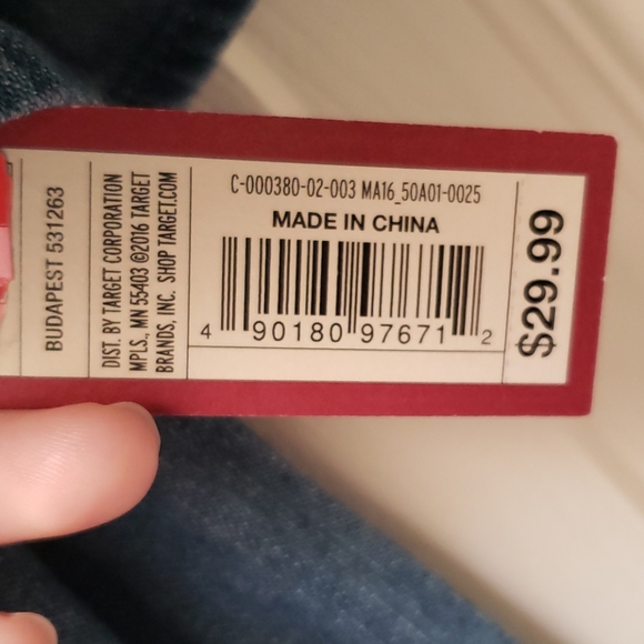 NWT Chambray Off-the-Shoulder Dress - Picture 4 of 4